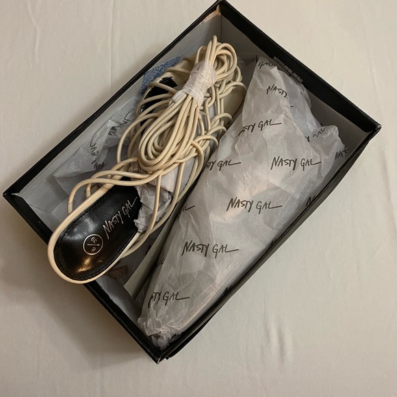 Nasty Gal Strappy High Heel Sandals Never Worn! BNIB! - Picture 6 of 7